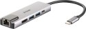 Adapter D-Link DUB-M520 - Przewodowy - Thunderbolt 3 - 60 W - 10,100,1000 Mbit/s - IEEE 802.3 - IEEE 802.3ab - IEEE 802.3az - IE