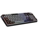 Klawiatura gamingowa COOLER MASTER MK770, przewodowa USB + RF Wireless + Bluetooth, QWERTY Czeski, Ciemny Szary