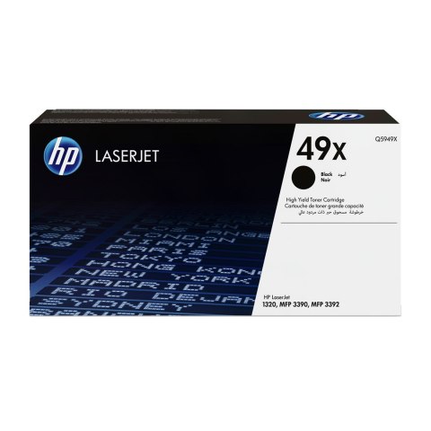 HP 49X oryginalny wkład z czarnym tonerem LaserJet XL