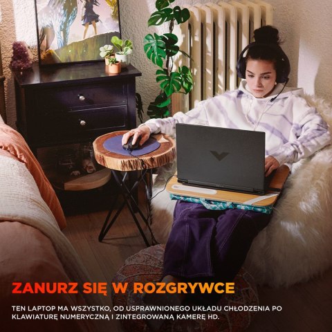 HP Victus 15-fa2243nw i5-13420H 15.6"FHD IPS 144Hz 300nits AG 16GB DDR4 3200 SSD512 GeForce RTX 4050_6GB Cam720p 70Wh Win11 Silv