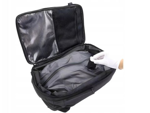 Plecak podróżny kabinowy z pompką NOVEEN CTB500, 40x20x25cm, czarny