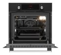 Piekarnik elektryczny AMICA EB7541DB FINE 77 l | pyroliza | termoobieg | grill | czarny