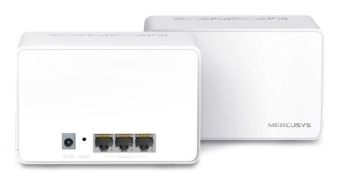 System Mercusys Halo H80X (2-pack) Dual-band (2.4 GHz/5 GHz) Wi-Fi 6 (802.11ax) Biały 3 Wewnętrzny
