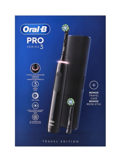 Szczoteczka Oral-B Pro 3 3500 Black Edition + Etui