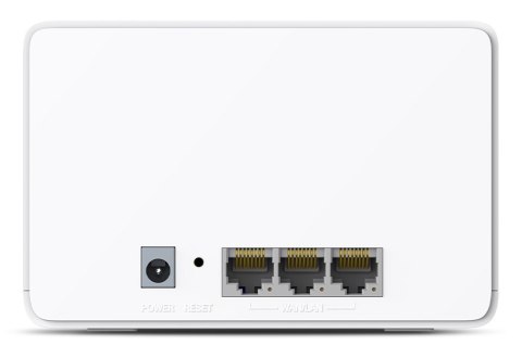 System Mercusys Halo H80X (2-pack) Dual-band (2.4 GHz/5 GHz) Wi-Fi 6 (802.11ax) Biały 3 Wewnętrzny