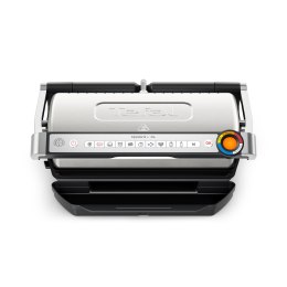 Grill elektryczny TEFAL, model GC728D10 o mocy 2000 W, wykonany ze stali nierdzewnej