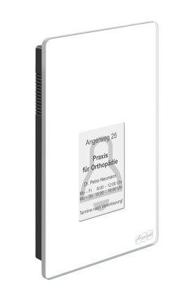 Terminal kontroli dostępu Auerswald TFS-Dialog 400 z czytnikiem linii papilarnych - biały