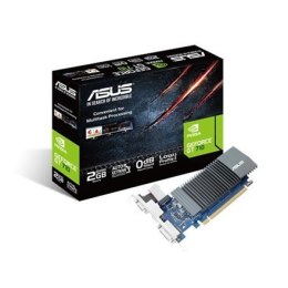 Asus NVIDIA, 2 GB, GeForce GT 710, GDDR5, PCI Express 2.0, Cooling type Passive, HDMI ports quantity 1, Memory clock speed 5012