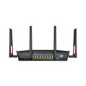 Asus Router RT-AC88U 10/100/1000 Mbit/s, Ethernet LAN (RJ-45) ports 8, 2.4GHz/5GHz, Wi-Fi standards 802.11ac, 1000+2167 Mbit/s,