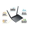 Asus | Router | RT-N12E | 802.11n | 300 Mbit/s | 10/100 Mbit/s | Porty Ethernet LAN (RJ-45) 4 | Obsługa sieci mesh Nie | MU-MiMO