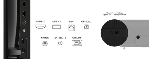 Telewizor TCL 55P69K LED 55'' 4K Ultra HD Google TV Dolby Atmos DVB-T2 Czarny