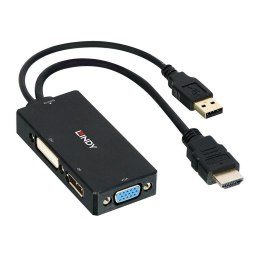 Adapter Lindy HDMI na DisplayPort, DVI &