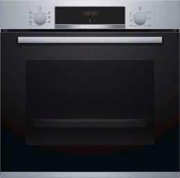 Bosch Oven HBA533BS0S Built-in, 71 L, Stainless steel, Eco Clean, A, Push pull buttons, Height 60 cm, Width 60 cm, Integrated ti