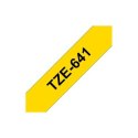 Brother | 641 | Laminated tape | Thermal | Black on yellow | Roll (1.8 cm x 8 m)