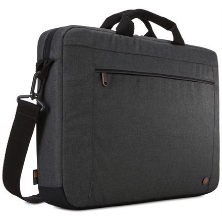 Case Logic | Pasuje do rozmiaru 15,6 " | Era Attaché | Messenger - Briefcase | Obsidian | Pasek na ramię