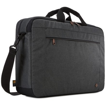 Case Logic | Pasuje do rozmiaru 15,6 " | Era | Messenger - Briefcase | Obsidian | Pasek na ramię