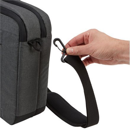 Case Logic | Pasuje do rozmiaru 15,6 " | Era | Messenger - Briefcase | Obsidian | Pasek na ramię