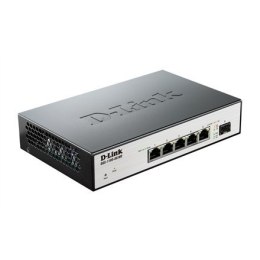D-Link Metro Ethernet Switch DGS-1100-06/ME Managed L2, Desktop, 1 Gbps (RJ-45) ports quantity 5, SFP ports quantity 1, Power su