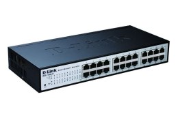 D-Link Switch DES-1100-24 Web Management, Desktop, 10/100 Mbps (RJ-45) ports quantity 24, Power supply type Single