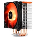 Deepcool Gammaxx GT cooler, 0.5mm thickness fins and 4 heat-pipes, 120mm RGB fan, Intel /115x/1366/20XX and AMD AM x/FM x unive