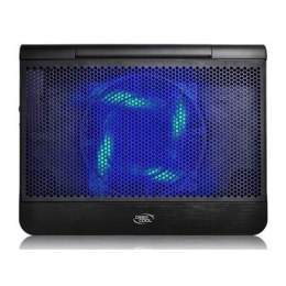 Deepcool Laptop Cooler N6000, Honeycomb Metal Mesh with Blue LED 200mm fan and 2x USB hub, up to 17