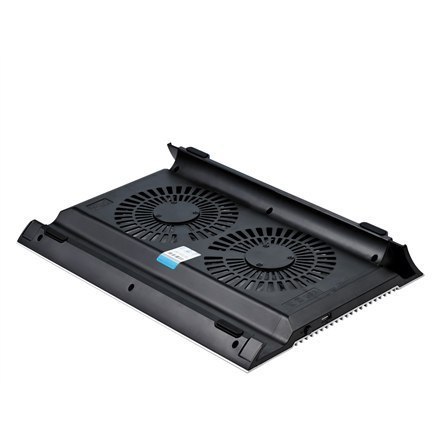 Deepcool | N8 czarny | Chłodzenie notebooka do 17" | 380X278X55mm mm | 1244g g