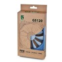 Deepcool Slim 120mm fan whit PWM function, Rubber Screw instalation for PSU and system cooling