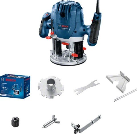 Bosch GOF 130 Czarny, Niebieski 28000 RPM 1300 W