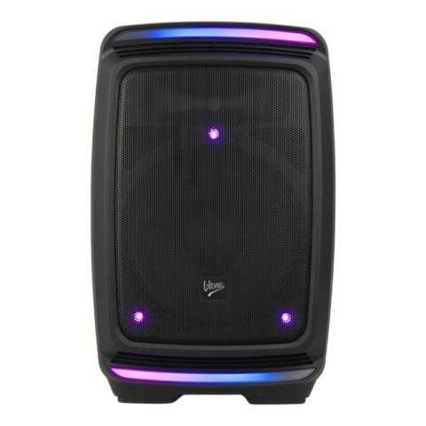 V-TONE OrionX 14 ACCU - Kolumna aktywna akumulatorowa czarna, Bluetooth, TWS, USB, AUX, FM, DSP, wysuwana rączka, kółka transpor