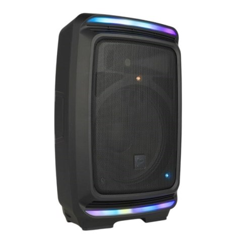 V-TONE OrionX 14 ACCU - Kolumna aktywna akumulatorowa czarna, Bluetooth, TWS, USB, AUX, FM, DSP, wysuwana rączka, kółka transpor