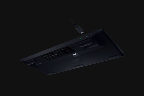 Klawiatura Razer BlackWidow V4 Niskoprofilowa Tenkeyless HyperSpeed (zielony przełącznik) - Układ amerykański