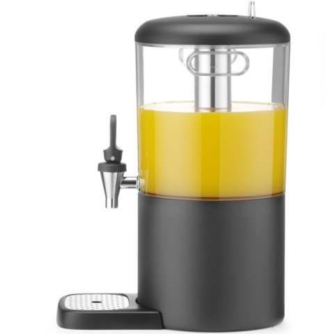 Dyspenser dozownik chłodzący do soków napojów UNIQ 4 l - czarny