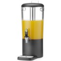 Dyspenser dozownik chłodzący do soków napojów UNIQ 8 l - czarny