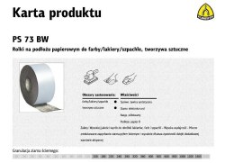 Papier rolka 150mm 320 PS73BW (50mb)