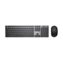 Dell KM717 Standard, Wireless, Keyboard layout EN, Grey, English, Numeric keypad, Bluetooth, MYSZ included