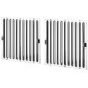 Okap pochłaniacz przyścienny skręcany STAL 1005x1000x450 mm