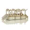 Drewniane puzzle mechaniczne 3d wooden.city - stacja kolejowa