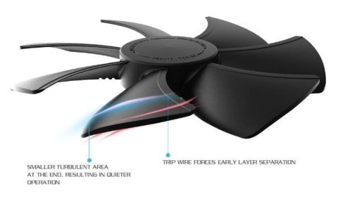Fractal Design | Venturi HP-14 PWM | Czarny, Szary | Wentylator