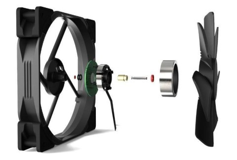 Fractal Design | Venturi HP-14 PWM | Czarny, Szary | Wentylator