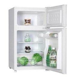 Goddess Refrigerator GODRDD085GW8A Free standing, Double Door, Height 85 cm, A+, Fridge net capacity 60 L, Freezer net capacity