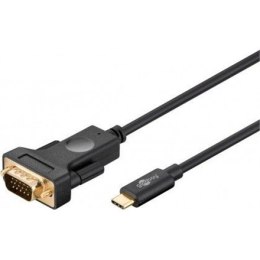 Goobay 79293 USB-C™ VGA adapter kabel (1080p 60 Hz), 1.80 m, black