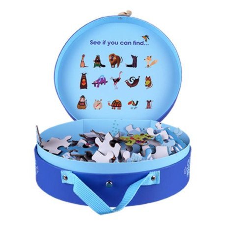 Duże puzzle podłogowe, wielki świat, 200 elementów