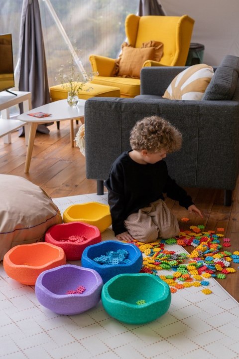 Klocki konstrukcyjne Marioinex Mini Waffle, 500 elementów