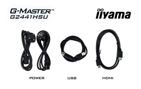 MONITOR IIYAMA LED IPS 23,8" G2441HSU-B1 Black Hawk 144Hz