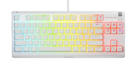 Klawiatura SteelSeries Apex 3 TKL US, white