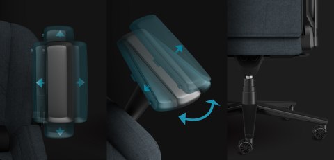 Fotel do gry GENESIS NFG-2245 Obite siedzisko