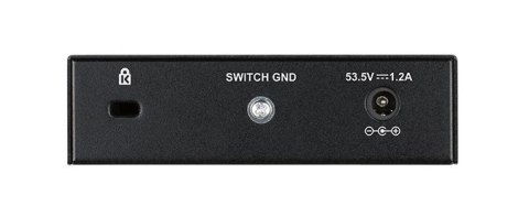 D-Link DGS-1005P/E łącza sieciowe Nie zarządzany Gigabit Ethernet (10/100/1000) Obsługa PoE Czarny