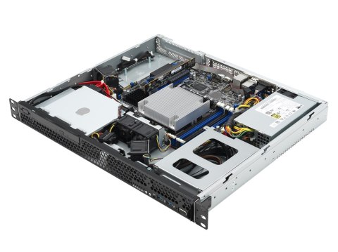 ASUS Rack 1U RS100-E11-PI2/250W Intel C2521x LGA1200 95W 4xDDR4 3200/2933/2666 2x3.5" SATA Intel® I210AT x2 PSUx1 250W 80 PLUS G