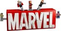 LEGO MARVEL SUPER HEROES 76313 Logo MARVEL z minifigurkami