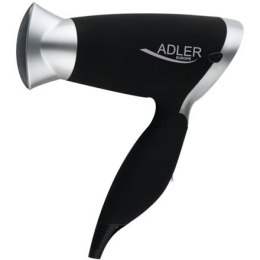 Hair Dryer Adler Warranty 24 month(s), Foldable handle, Motor type DC, 1250 W, Black/Silver